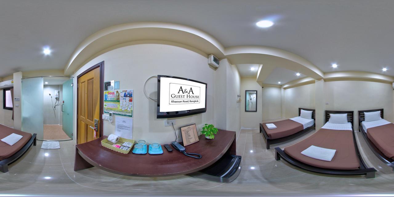 A And A Guesthouse Bangkok Exteriör bild