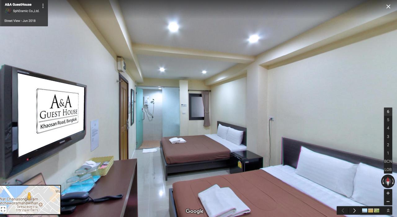 A And A Guesthouse Bangkok Exteriör bild